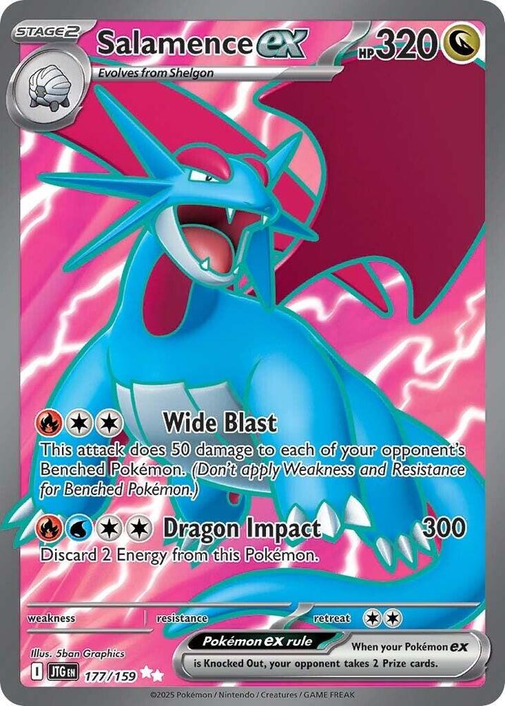 Pokemon Salamence ex 177/159 Journey Together