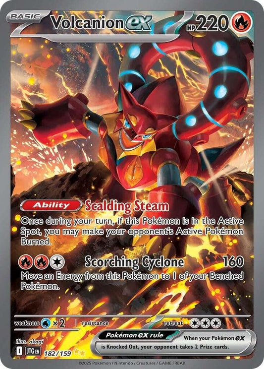 Pokemon Volcanion ex 182/159 Journey Together