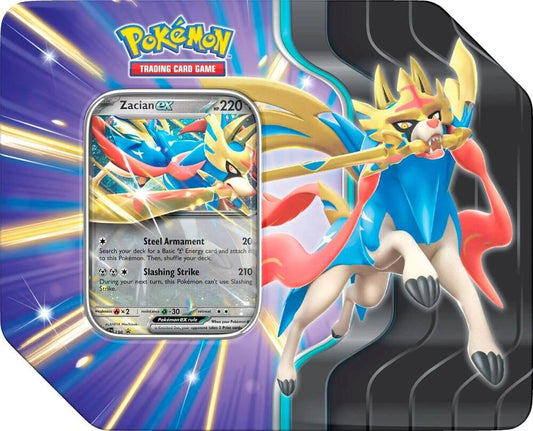 Pokemon Zacian Ex TIn