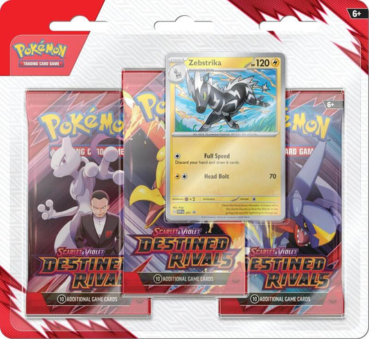Pokemon Destined Rivals Checklane 3 Blister Pack