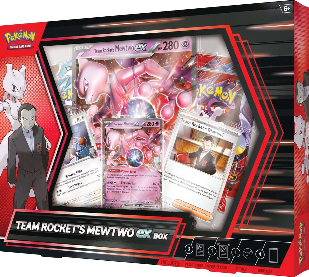 Pokémon Team Rocket's Mewtwo ex Box