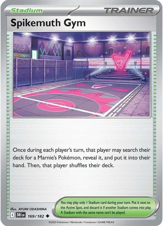 Pokemon Spikemuth Gym 169/182 Destined Rivals