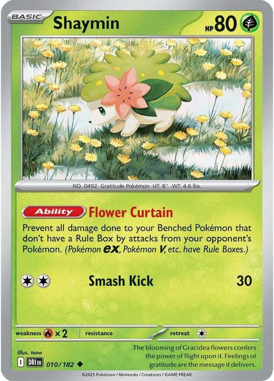 Pokemon Shaymin 10/182 Destined Rivals