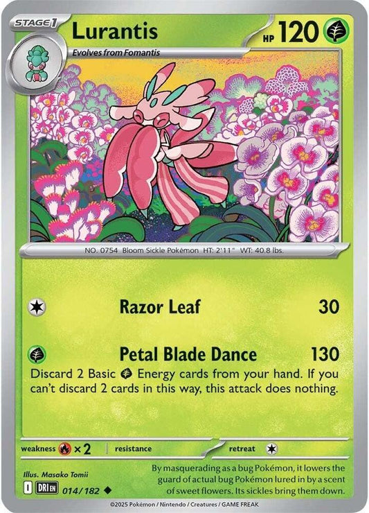 Pokemon Lurantis 14/182 Destined Rivals