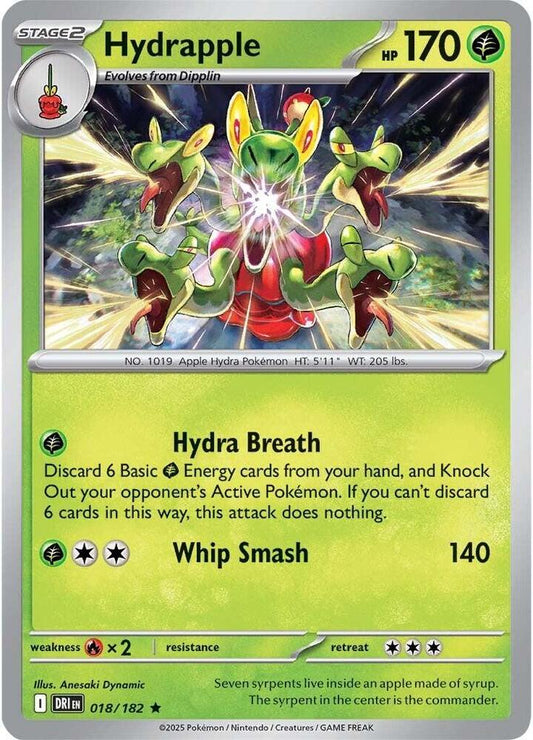 Pokemon Hydrapple 18/182 Destined Rivals