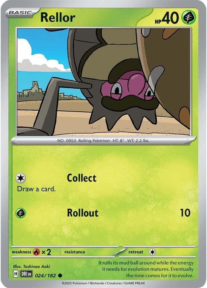 Pokemon Rellor 24/182 Destined Rivals