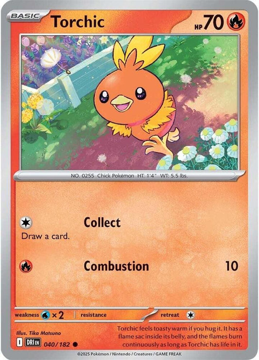 Pokemon Torchic 40/182 Destined Rivals