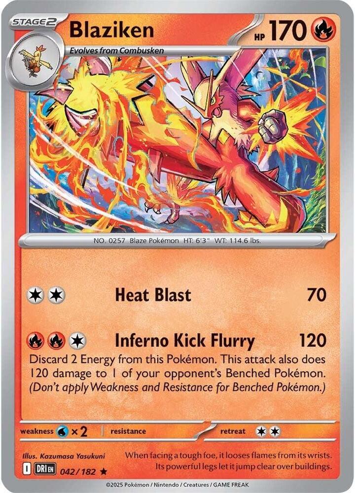 Pokemon Blaziken 42/182 Destined Rivals