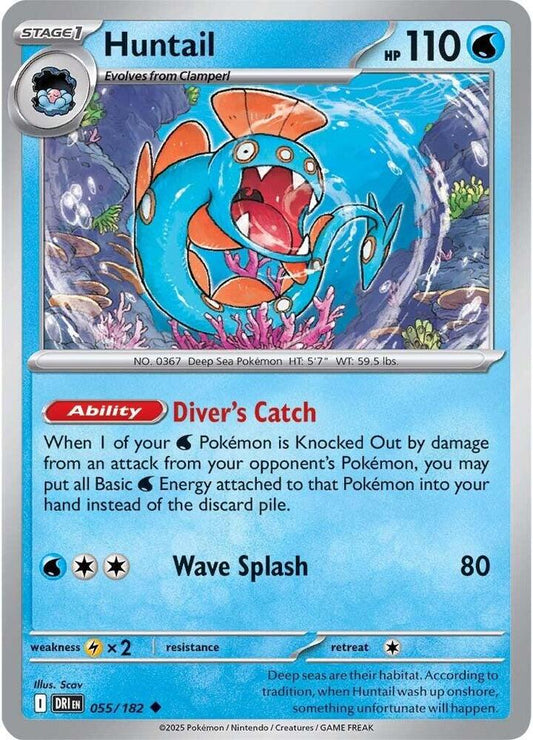 Pokemon Huntail 55/182 Destined Rivals