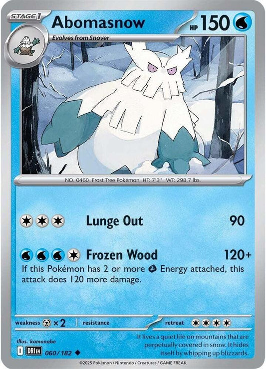 Pokemon Abomasnow 60/182 Destined Rivals