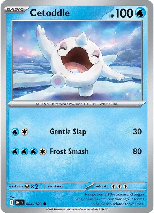 Pokemon Cetoddle 64/182 Destined Rivals