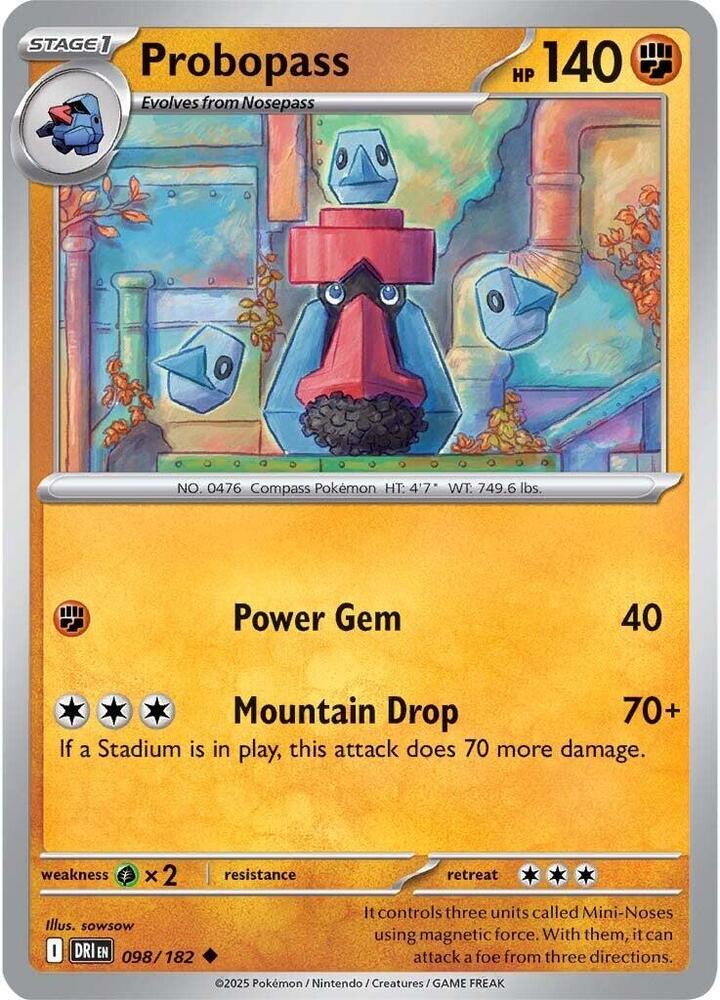 Pokemon Probopass 98/182 Destined Rivals