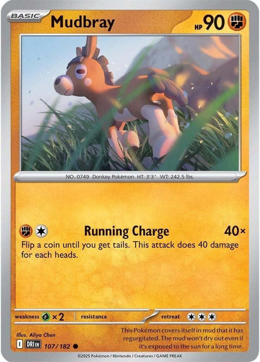 Pokemon Mudbray 107/182 Destined Rivals