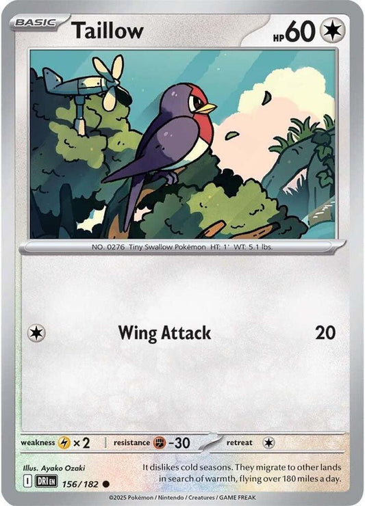 Pokemon Taillow 156/182 Destined Rivals
