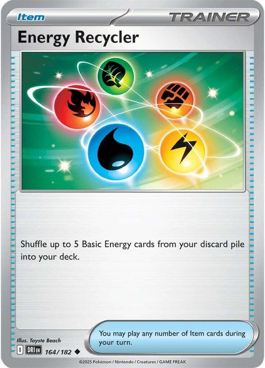 Pokemon Energy Recycler 164/182 Destined Rivals