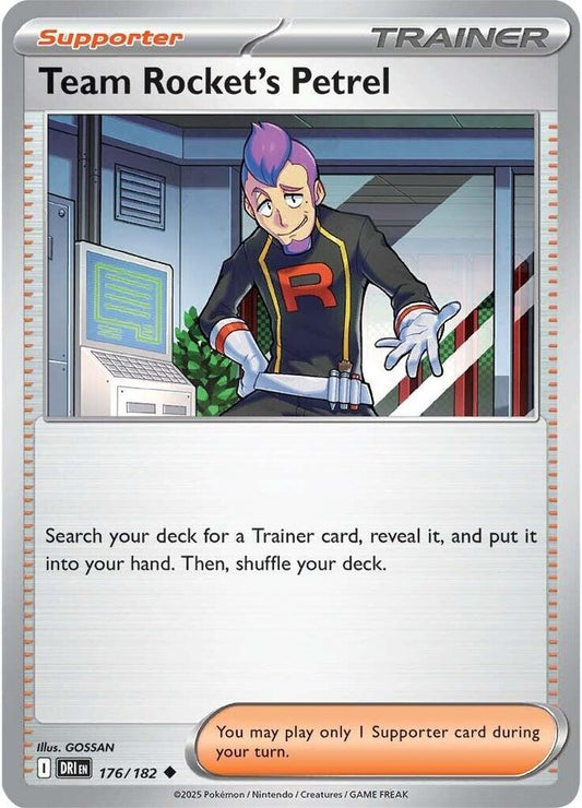 Pokemon Team Rocket's Petrel 176/182 Destined Rivals