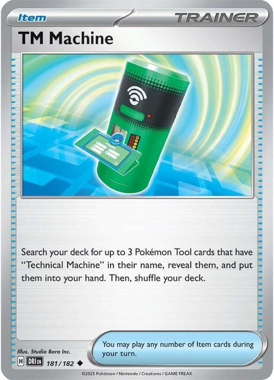 Pokemon TM Machine 181/182 Destined Rivals