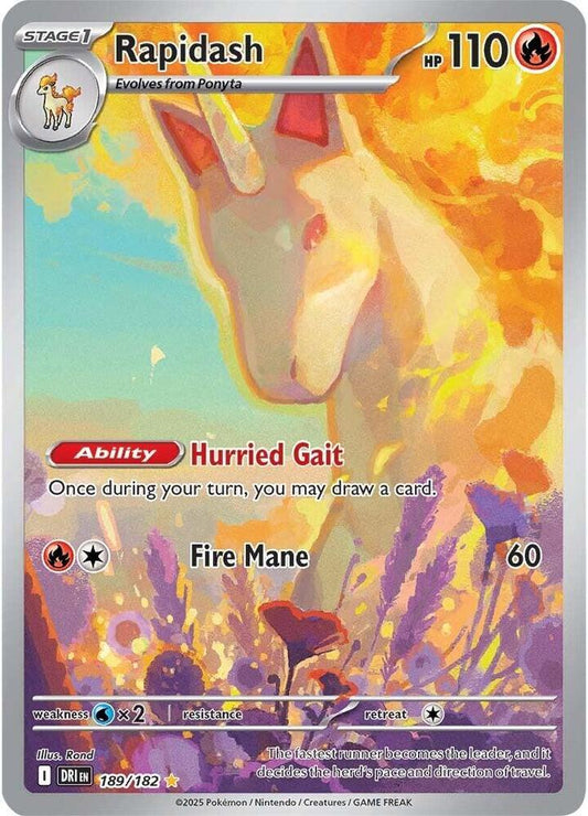 Pokemon Rapidash 189/182 Destined Rivals