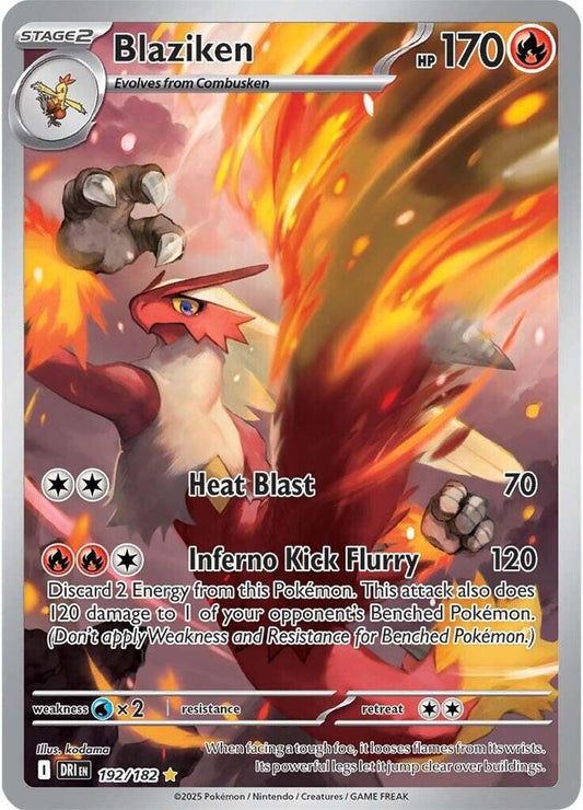 Pokemon Blaziken 192/182 Destined Rivals