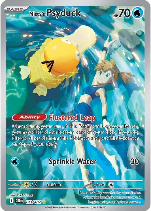 Pokemon Misty's Psyduck 193/182 Destined Rivals