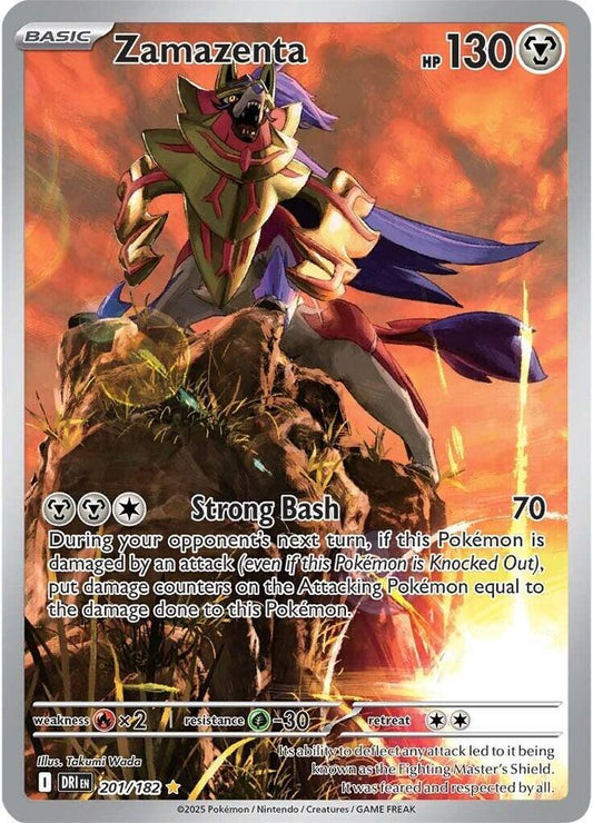 Pokemon Zamazenta 201/182 Destined Rivals