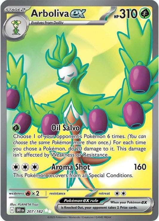 Pokemon Arboliva ex 207/182 Destined Rivals