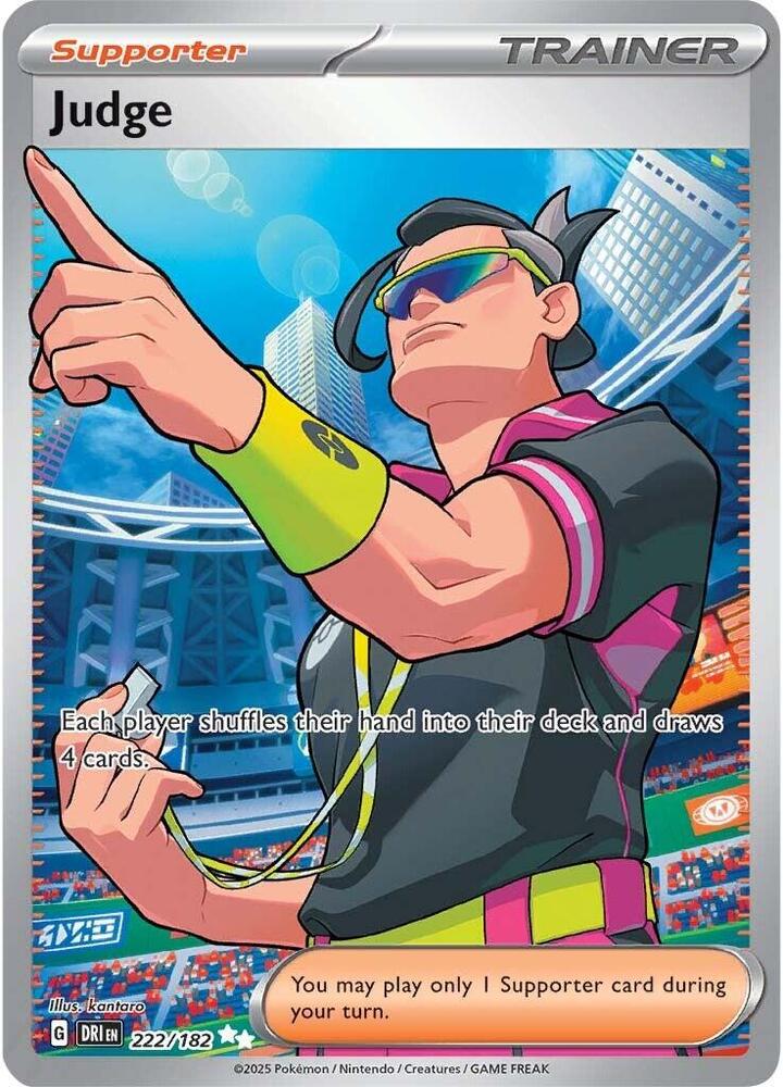 Pokemon Judge 222/182 Destined Rivals