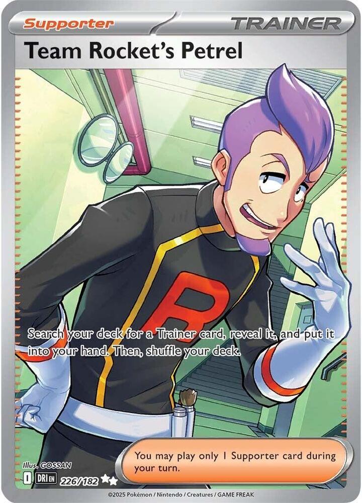 Pokemon Team Rocket's Petrel 226/182 Destined Rivals