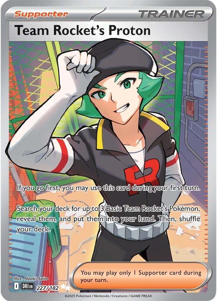 Pokemon Team Rocket's Proton 227/182 Destined Rivals