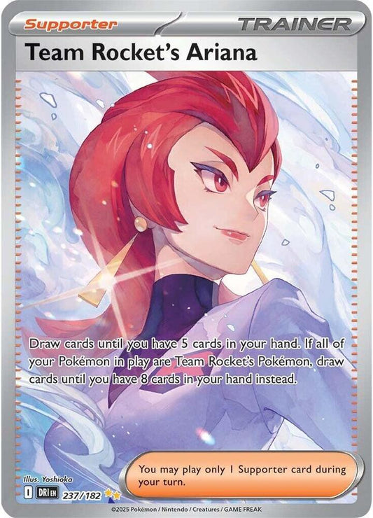 Pokemon Team Rocket's Ariana 237/182 Destined Rivals