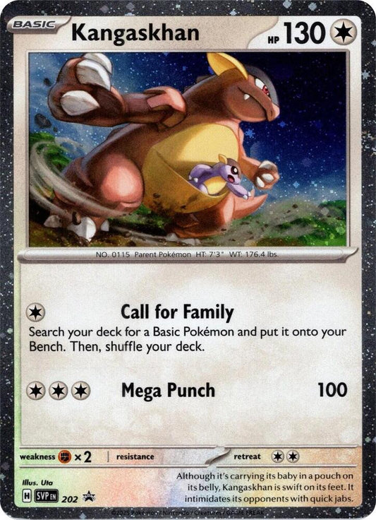 Pokemon Kangaskhan 202 SVP Black Star Promos
