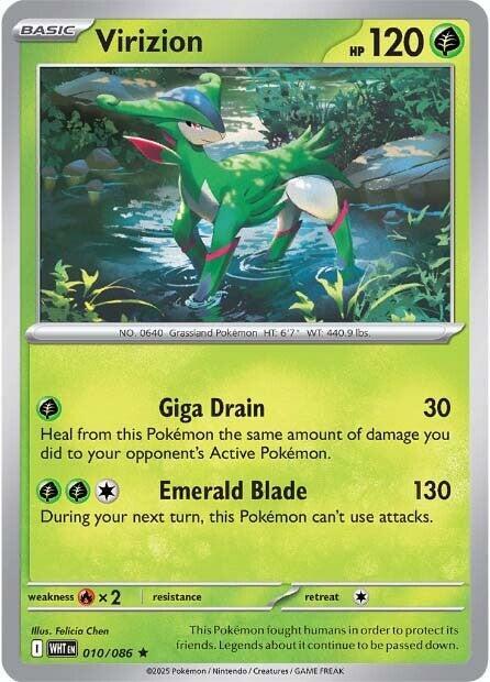 Pokemon Virizion 10/86 White Flare