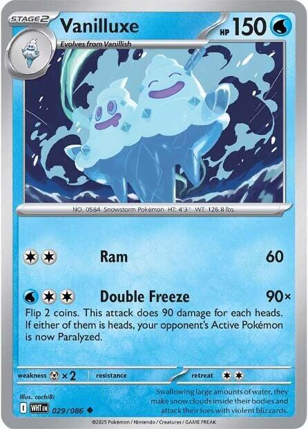 Pokemon Vanilluxe 29/86 White Flare