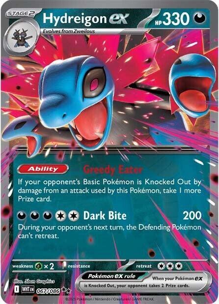 Pokemon Hydreigon ex 67/86 White Flare
