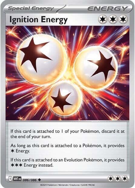 Pokemon Ignition Energy 86/86 White Flare