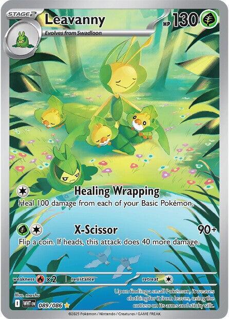 Pokemon Leavanny 89/86 White Flare