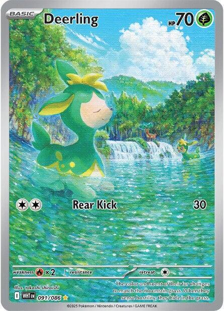 Pokemon Deerling 91/86 White Flare