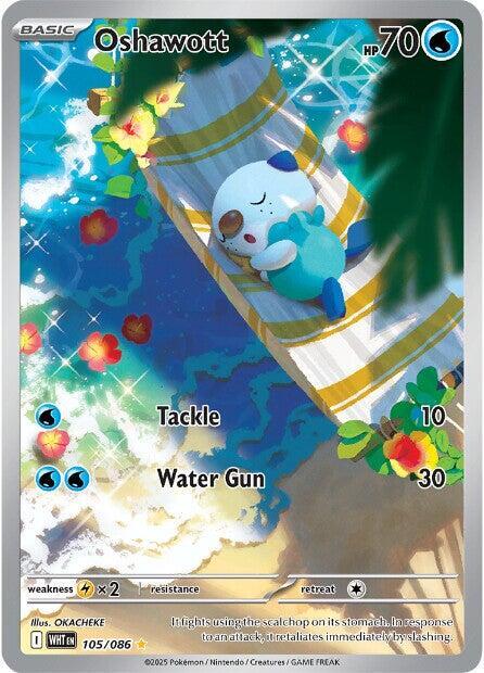 Pokemon Oshawott 105/86 White Flare