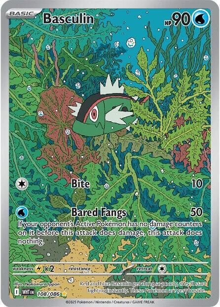 Pokemon Basculin 108/86 White Flare