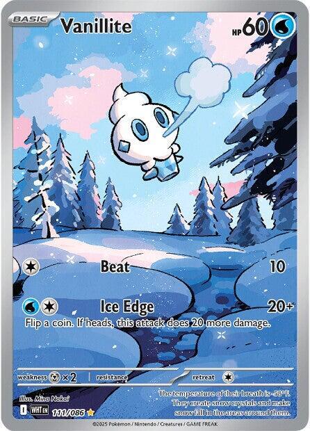 Pokemon Vanillite 111/86 White Flare