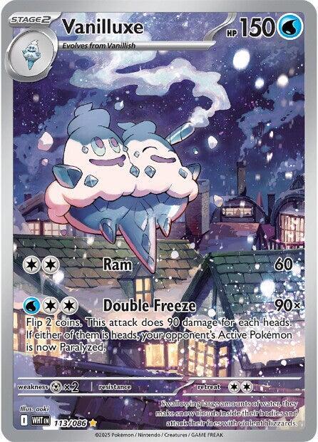 Pokemon Vanilluxe 113/86 White Flare