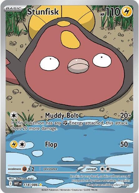 Pokemon Stunfisk 118/86 White Flare