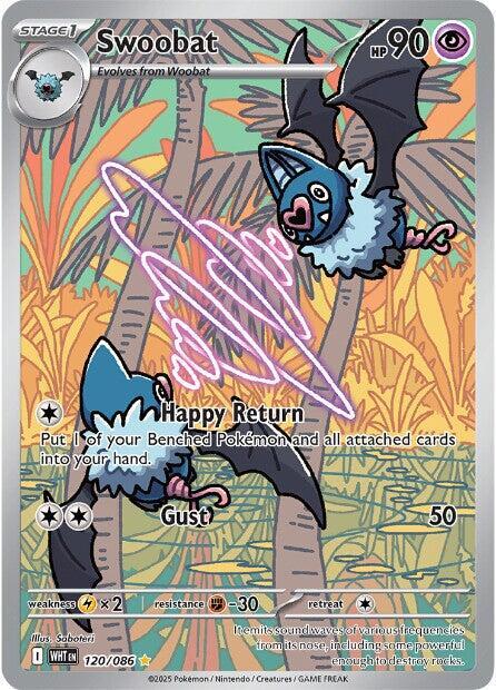 Pokemon Swoobat 120/86 White Flare