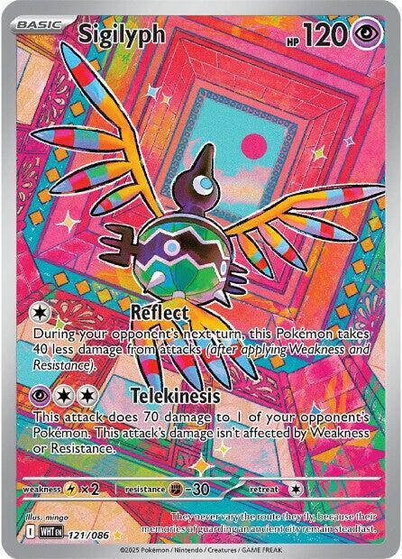 Pokemon Sigilyph 121/86 White Flare