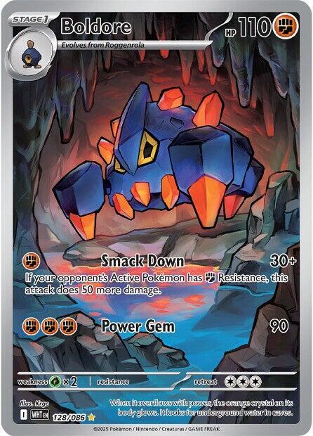 Pokemon Boldore 128/86 White Flare