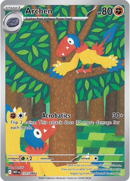 Pokemon Archen 131/86 White Flare