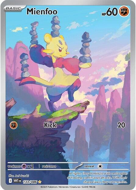 Pokemon Mienfoo 133/86 White Flare