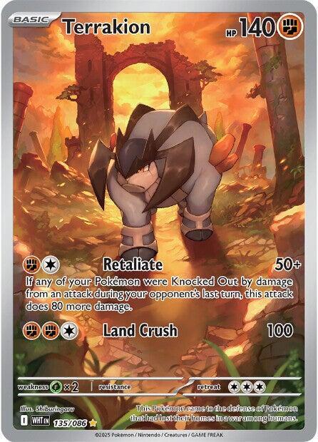 Pokemon Terrakion 135/86 White Flare