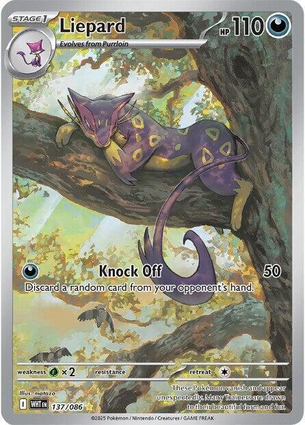 Pokemon Liepard 137/86 White Flare