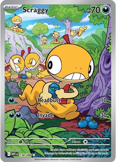 Pokemon Scraggy 138/86 White Flare
